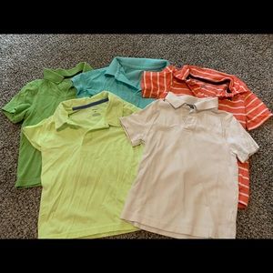 4t boys polo shirts set of 5
